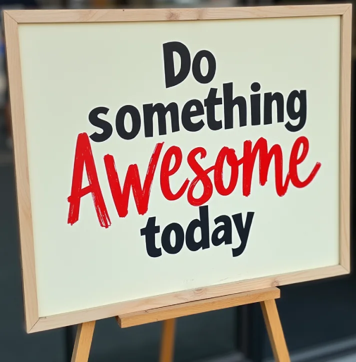 Do something awesome today