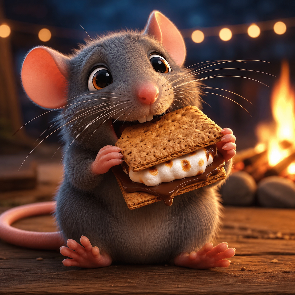 Rat Eating Smores AA Summer Promo 50 off with Recurring Pest Program